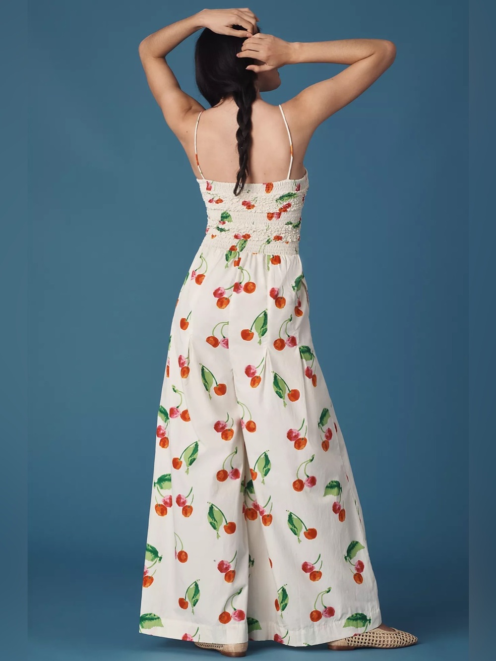 SWF S/W/F CHERRY BOMB PRINT WIDE LEG JUMPSUIT - Picture 9 of 10
